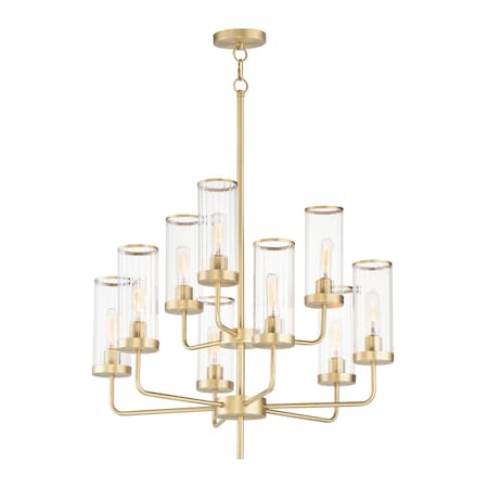 Maxim Lighting Crosby 9-Light Chandelier 11479CRSBR